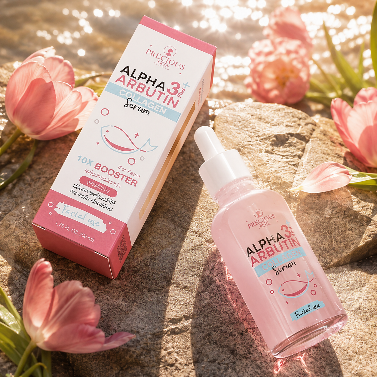 Alpha Arbutin 3+ Plus Collagen Whitening Facial Serum by Precious Skin