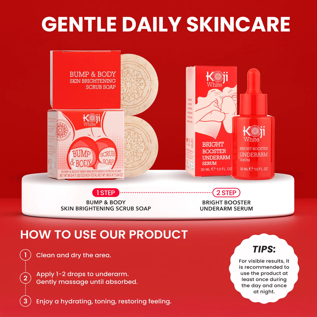 Koji White- Bright Booster Underarm Serum