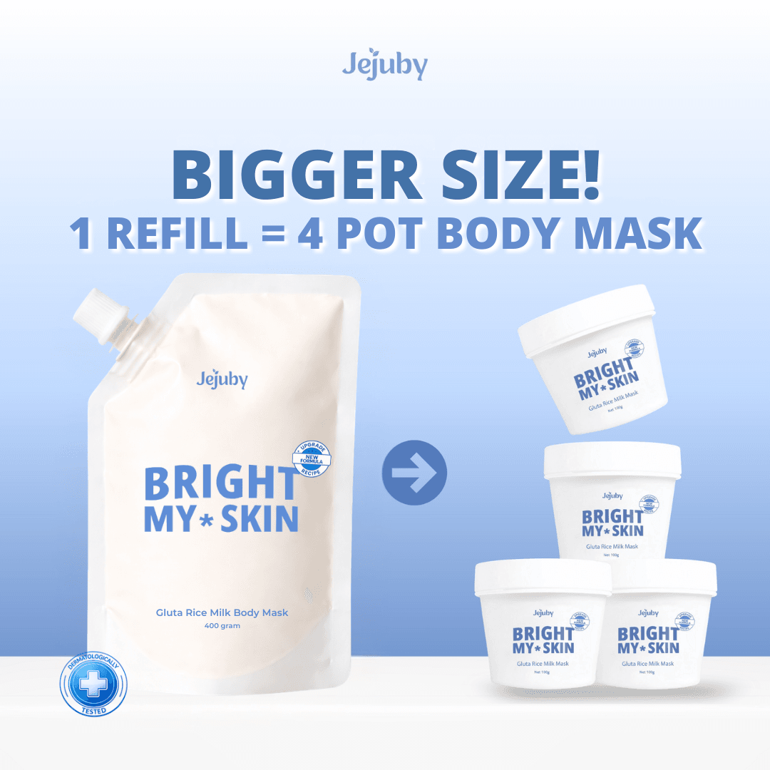 Jejuby- REFILL Gluta Rice Milk Mask for body 400g