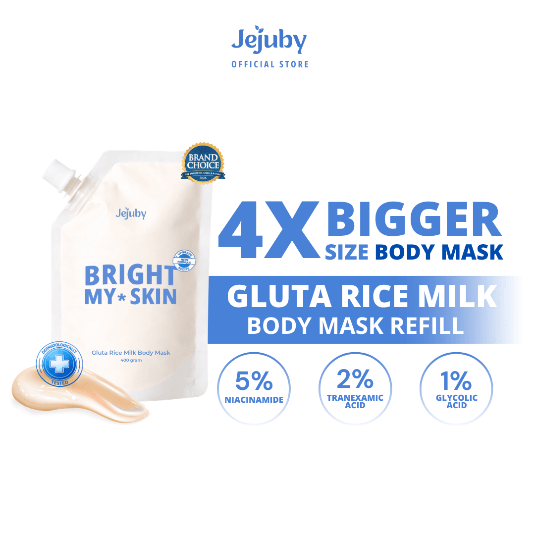 Jejuby- REFILL Gluta Rice Milk Mask for body 400g