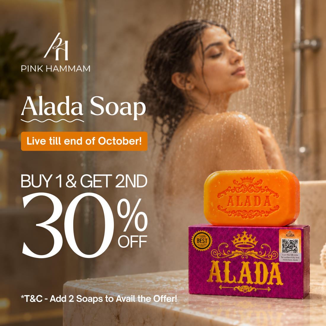 ALADA Whitening Authentic Herbal Thai Nourishing & Moisturizing Soap 160g