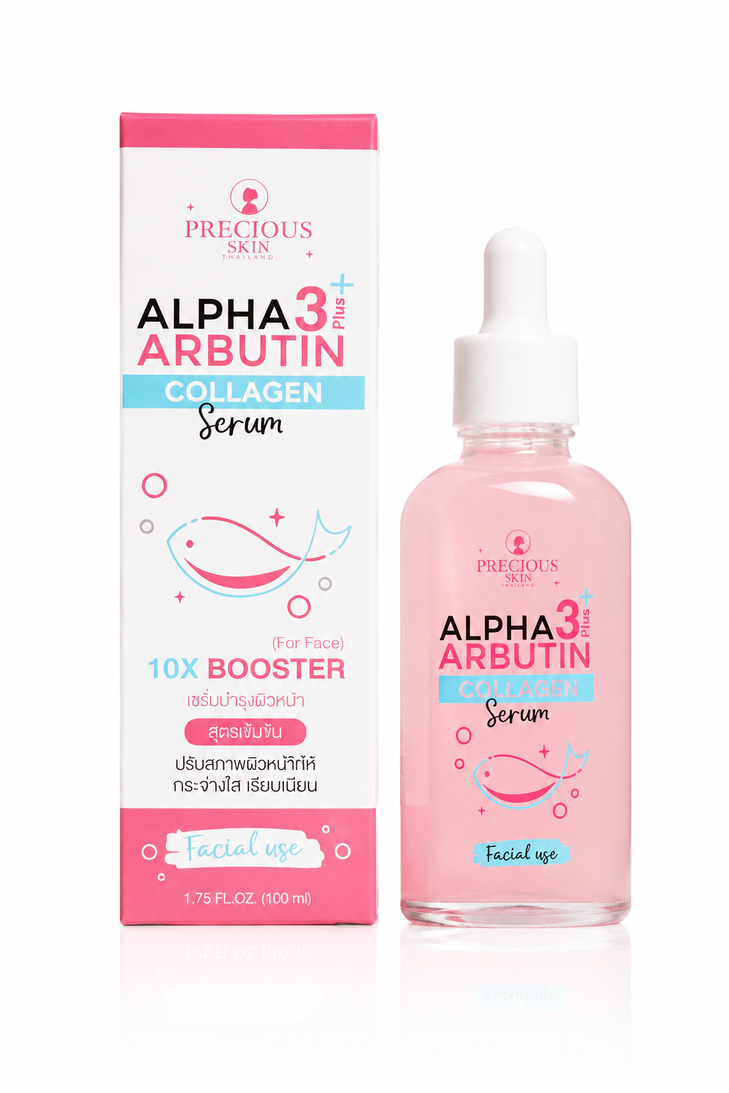Alpha Arbutin 3+ Plus Collagen Whitening Facial Serum by Precious Skin