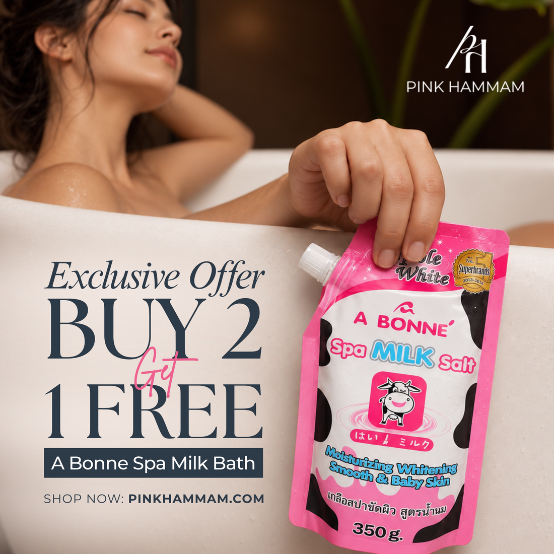 A Bonne spa milk bath. 350g