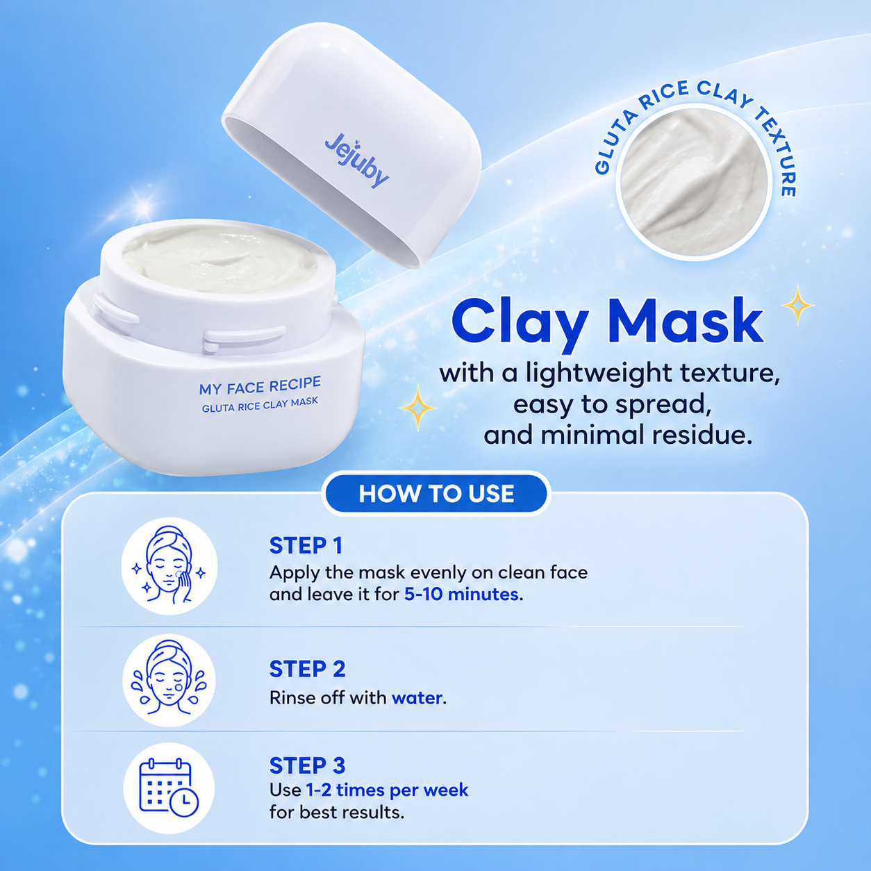 Jejuby Gluta Rice Clay Mask