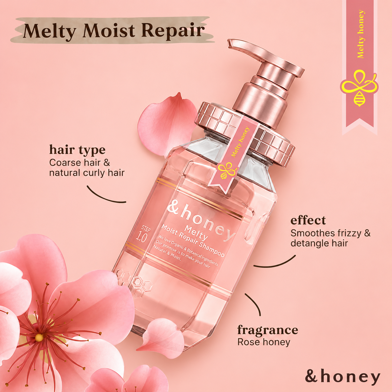 &honey Melty Moist Repair Shampoo