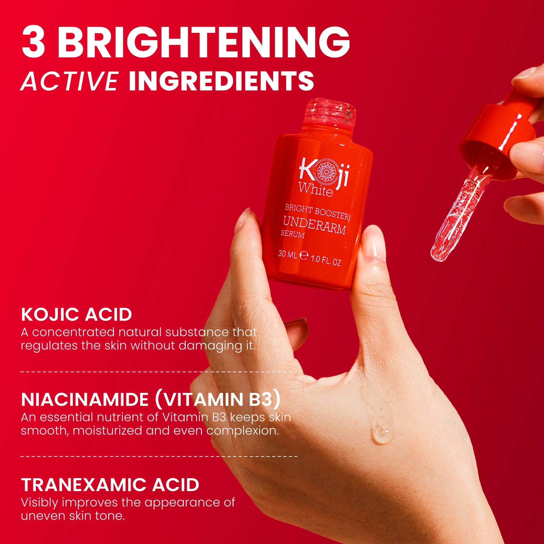 Koji White- Bright Booster Underarm Serum