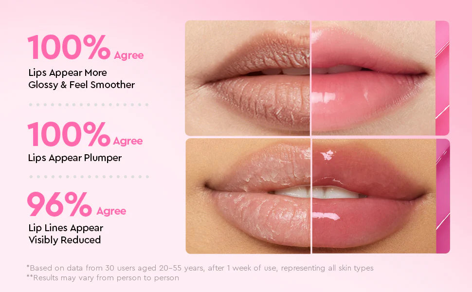 Glad2Glow Brightening Lip Serum with charm
