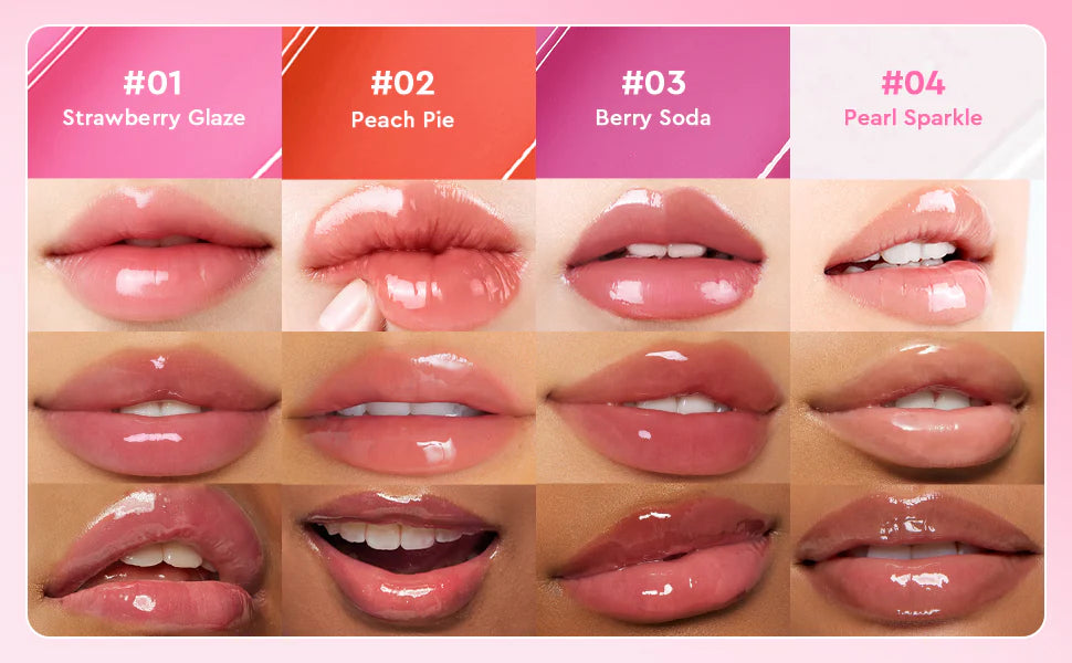 Glad2Glow Brightening Lip Serum with charm