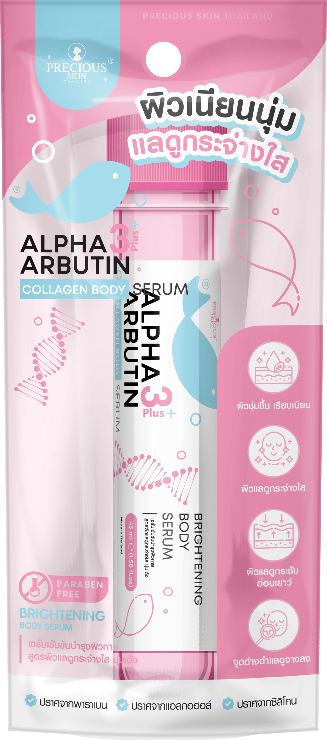 Precious skin: Alpha Arbutin series.
