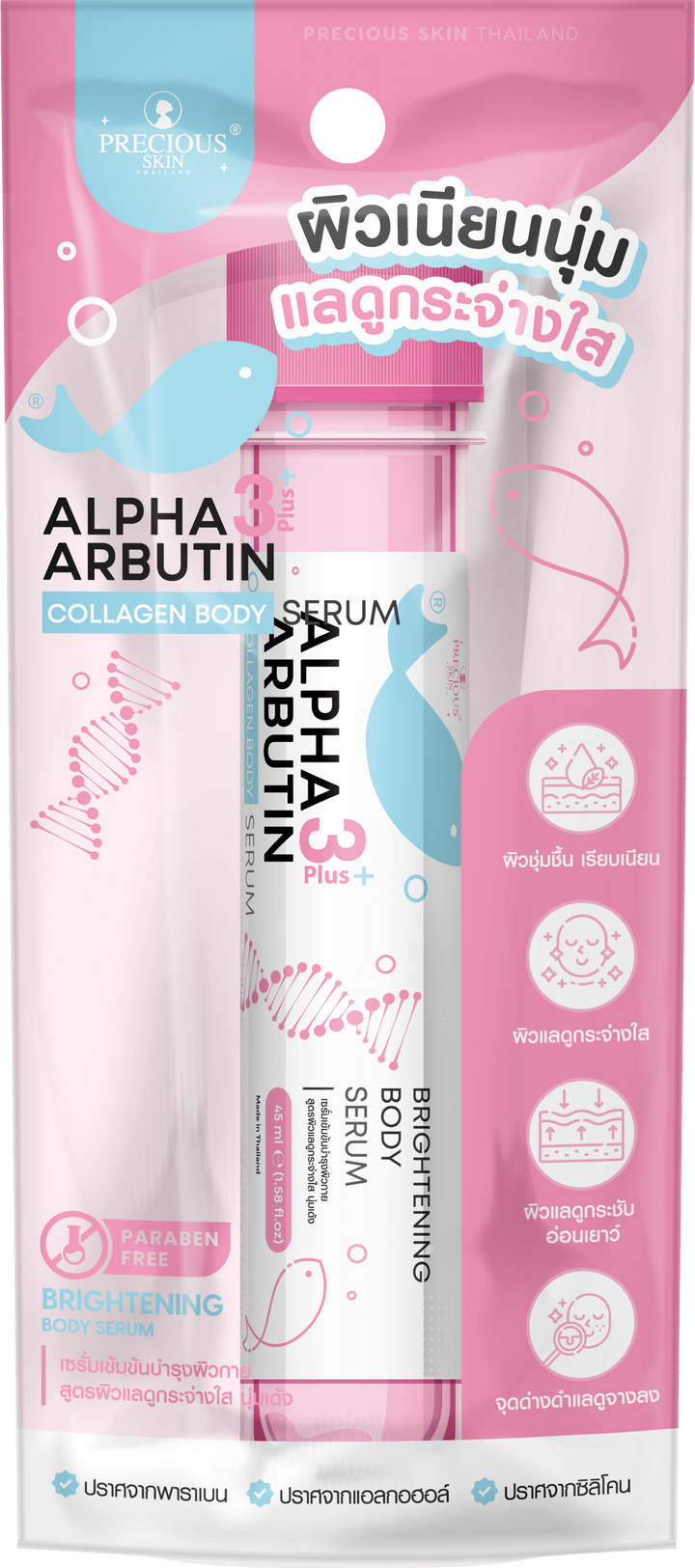 Precious skin: Alpha Arbutin series.