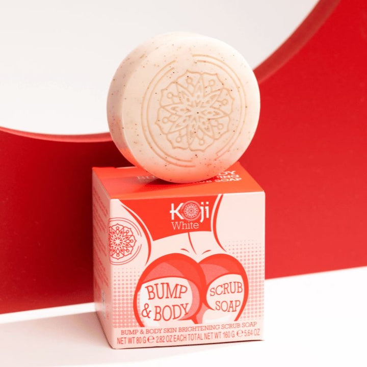 Koji White- Bump & Body Skin Brightening Scrub Soap (2bars)