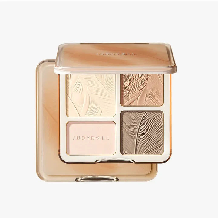 2 IN 1 Highlighter Contour Palette Judydoll