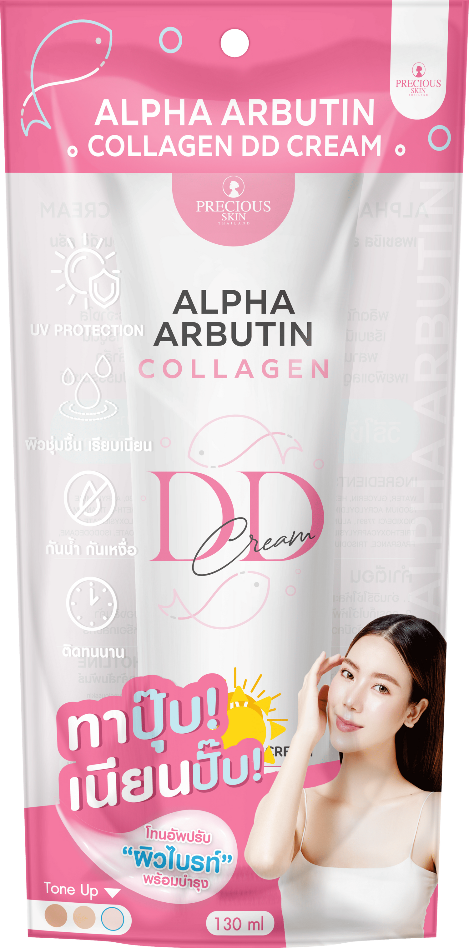 Precious skin: Alpha Arbutin series.