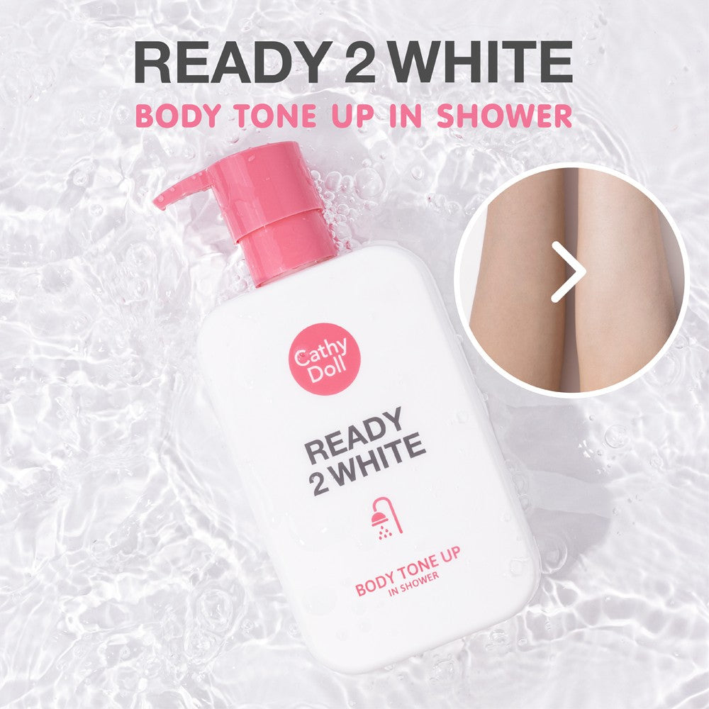 Cathy Doll Ready 2 White Body Tone Up In Shower Bath Cream 400ml Skin
