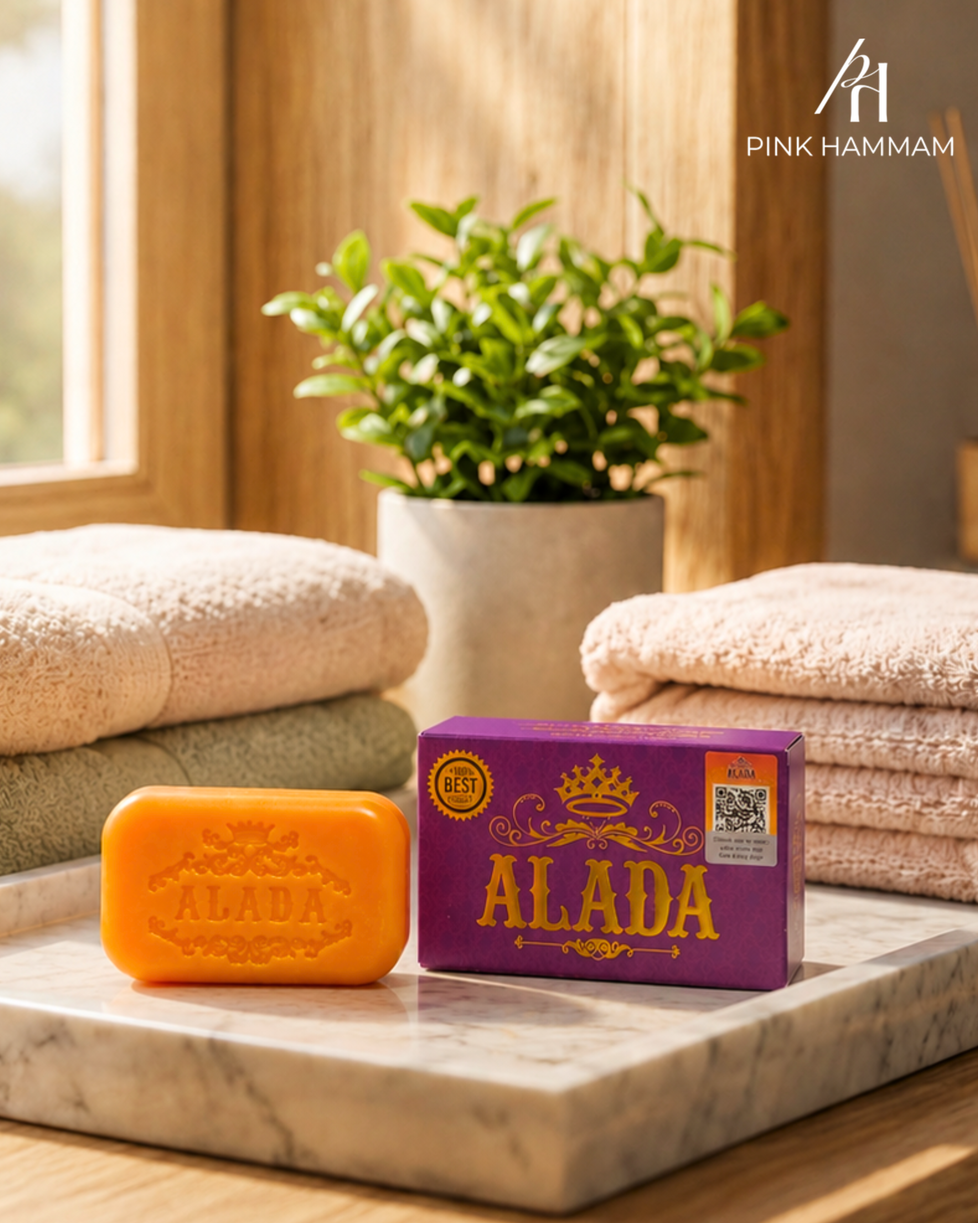 ALADA Whitening Authentic Herbal Thai Nourishing & Moisturizing Soap 160g