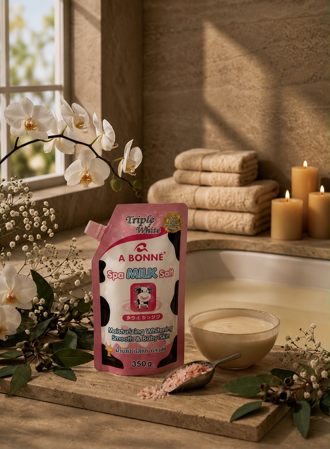 A Bonne spa milk bath. 350g